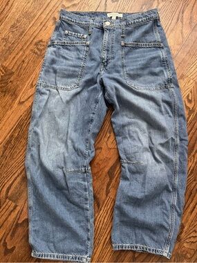 Banana Republic Women’s Utility Barrel Jeans